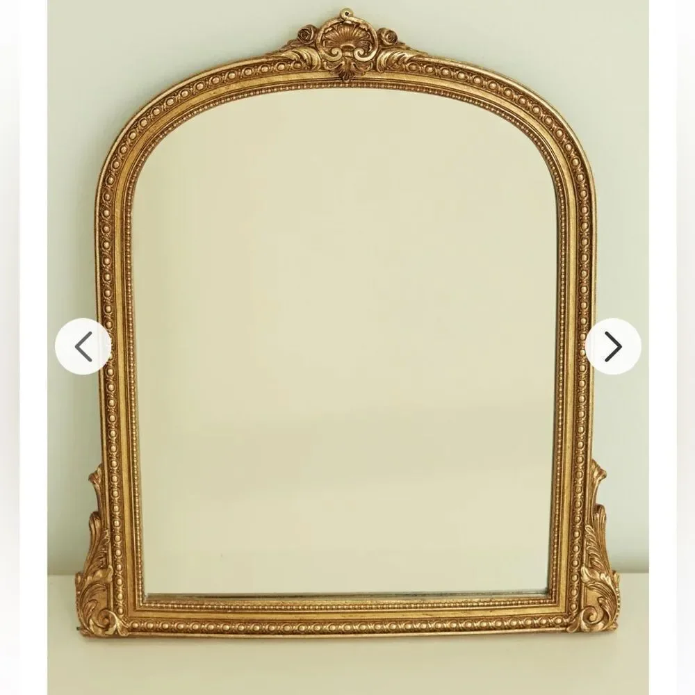ALTAR’D STATE Gold Tone Ornate Mirror Framed Easel Style 10 x 8 inches